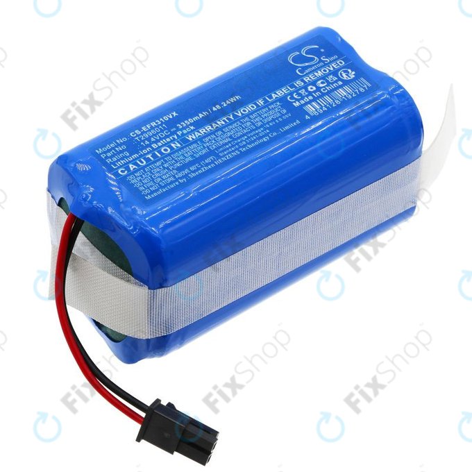 Battery for Eufy RoboVac L30 Hybrid+, Concept VR2110, 3350mAh, Li-Ion, 14.4V, T2996011, HQ