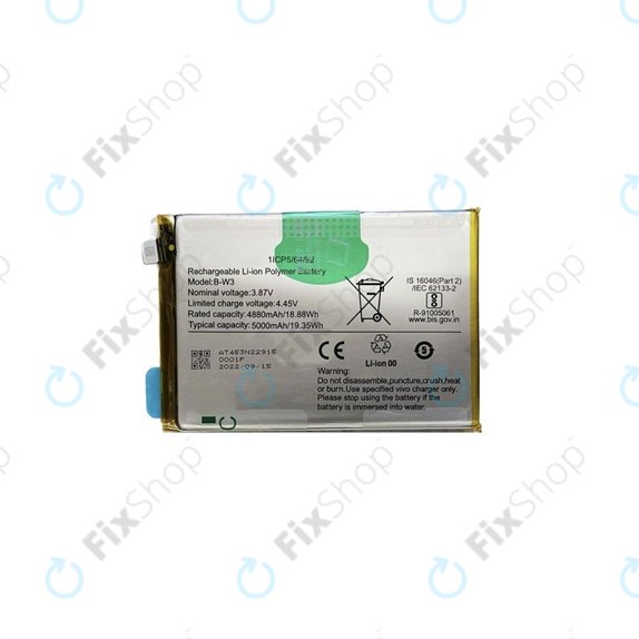 Vivo Y22s V2206 - Battery B-W3 5000mAh