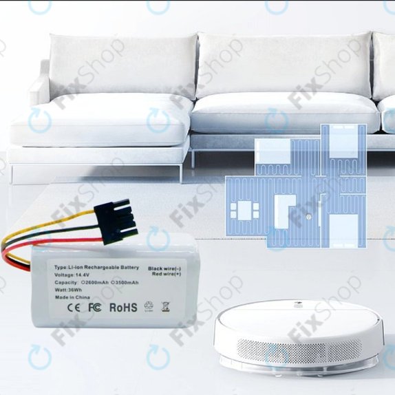 Xioami Mi Robot Vacuum Mop 2 Lite, E10 - Battery N011-4S1P Li-Ion 14.4V 2600mAh