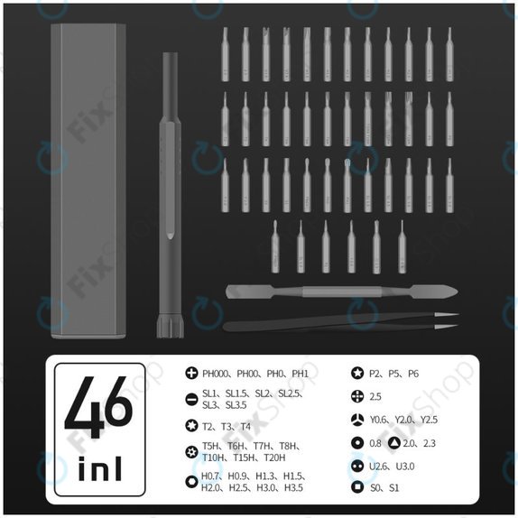Kingsdun - Precission Screwdriver Set for Phone & PC Repair 44in1