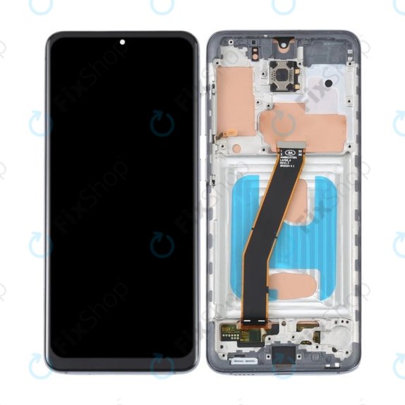 Samsung Galaxy S20 G980F - LCD Display + Touch Screen + Frame (Cosmic Grey) TFT