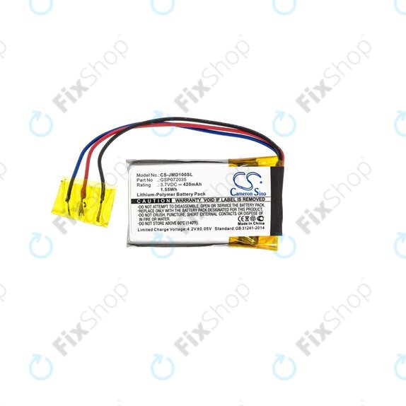 JBL Go - Battery GSP072035 Li-Pol 420mAh HQ