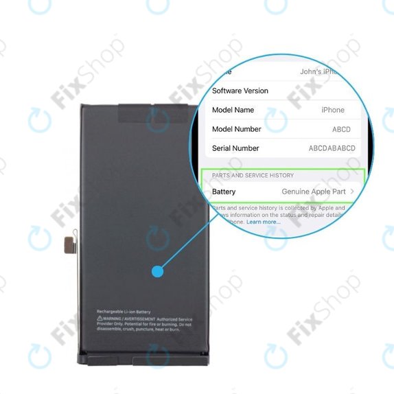 Battery for iPhone 16 | 661-44796 | 3561mAh | Genuine Apple