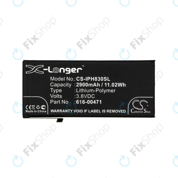 Apple iPhone XR - Battery 616-00471, 616-00468 2900mAh HQ
