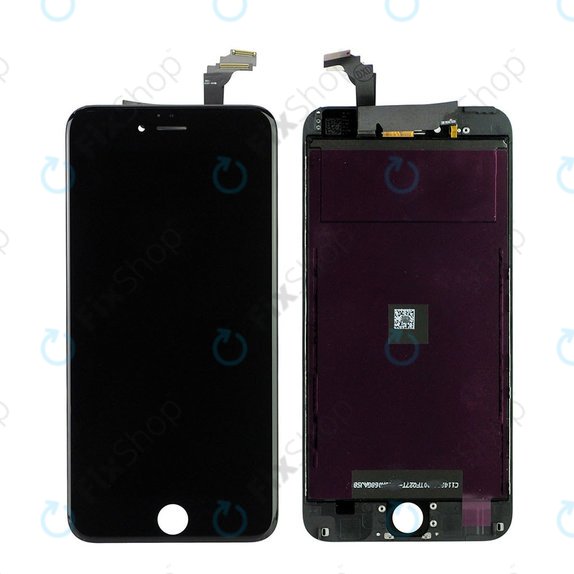 Display for iPhone 6 Plus, Black, Touch Screen with Frame, Refurbished