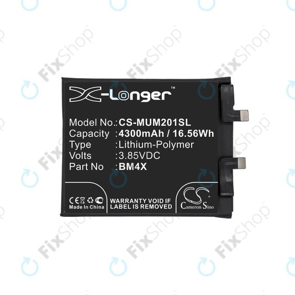 Xiaomi Mi 11 - Battery BM4X 4300mAh HQ