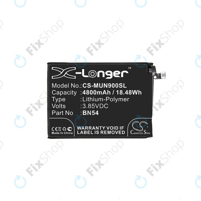 Xiaomi Redmi 9, 9A, Note 9 - Battery BN54 4800mAh HQ