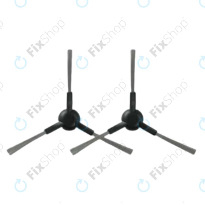 Replacement set for Xiaomi Mi Robot Vacuum S20+, S10+, X20+, X10+ (2x Main brush, 4x Filter, 4x Side brush - Black)