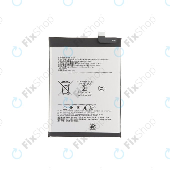 Battery for Nothing Phone (3a), (3a) Pro, NT04, 5000mAh