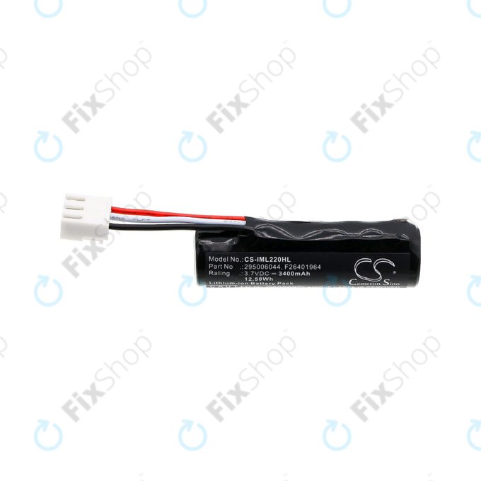 Battery for Ingenico IWL220, 255, 258, 280, Ingenico MOVE 2500, 3000, 3500, 3400mAh, Li-Ion, 3.7V, 295006044, HQ