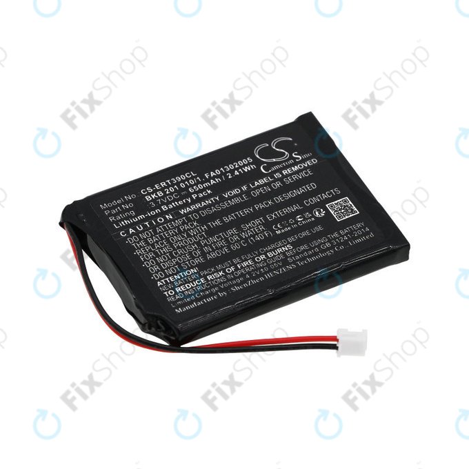 Battery for Ascom, Avaya, Ericsson, Telstra, 650mAh, Li-Ion, 3.7V, FA01302005, HQ