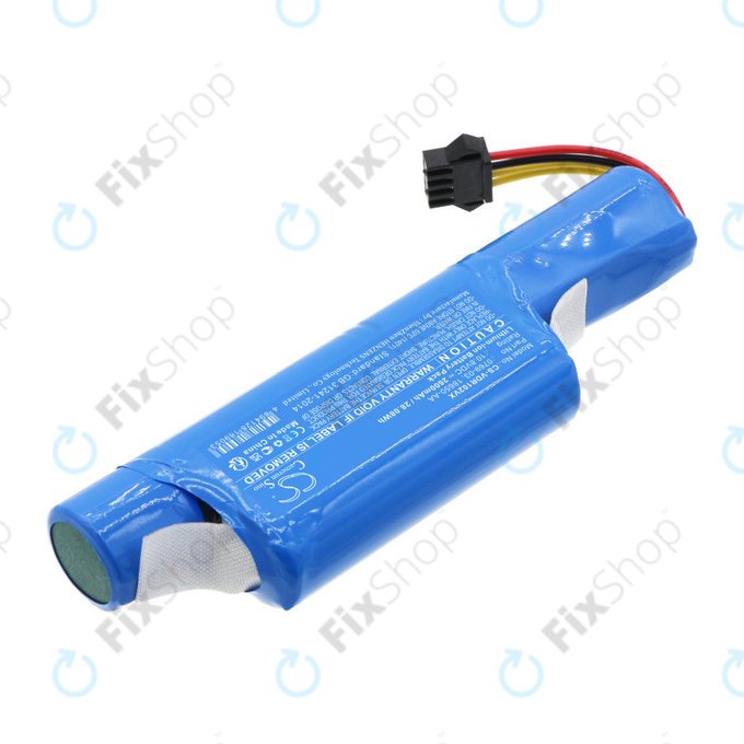 Battery for Vileda Vr102, 201, 303, One, 2600mAh, Li-ion, 10.8V, 0769-03, HQ