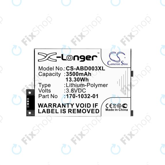 Amazon Kindle 3, 3 Wi-fi, 3G, Graphite - Battery 170-1032-01, S11GTSF01A 3500mAh HQ