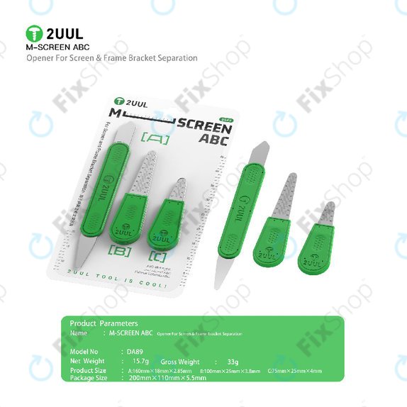 ABC Screen Opener Set, 2UUL DA89