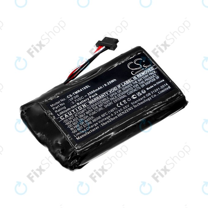 Battery for TomTom Rider, Great Rides, 2500mAh, Li-Ion, 3.7V, VF3W, HQ