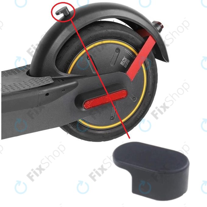 Ninebot Segway Max G30 - Rear Fender Folding Mechanism Holder
