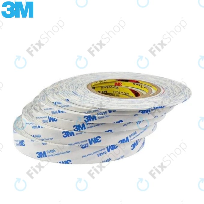 3M - Double-Sided Tape - 3mm x 50m (Transparent)