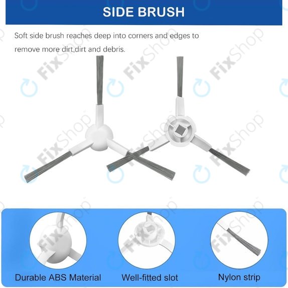 Xiaomi Dreame L10s Ultra Gen2, Pro Gen2, Mova E30 Ultra - Side brush