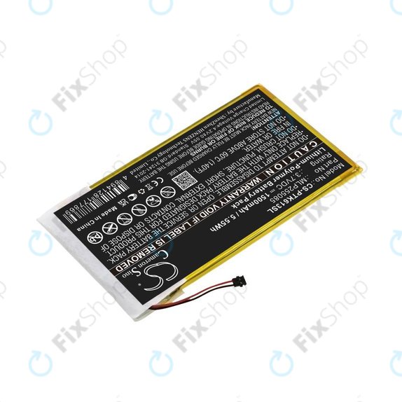 Battery for Pocketbook 611, Pocketbook 625, 1500mAh, Li-Pol, 3.7V, MLP255085, HQ
