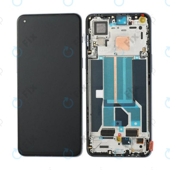 OnePlus Nord 2 5G - LCD Display + Touch Screen + Frame (Grey Sierra) OLED