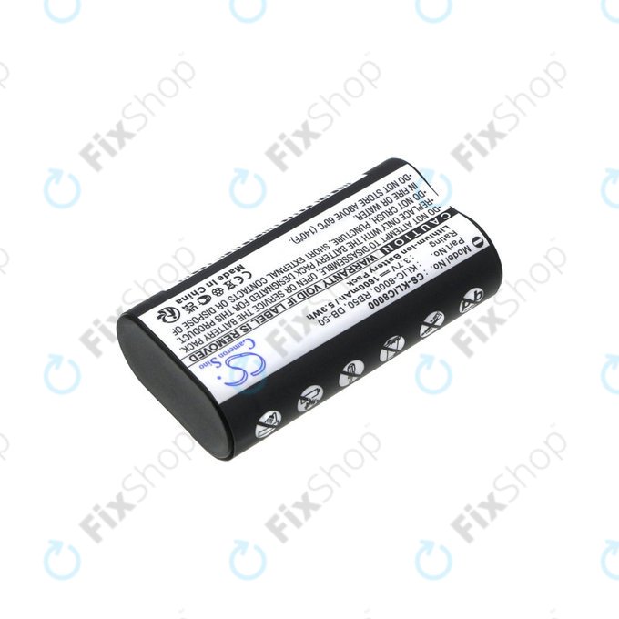 Battery for Jay-Tech Jay-Cam I4800, Kodak Easyshare Z1012, 1600mAh, Li-Ion, 3.7V, KLIC-8000, HQ