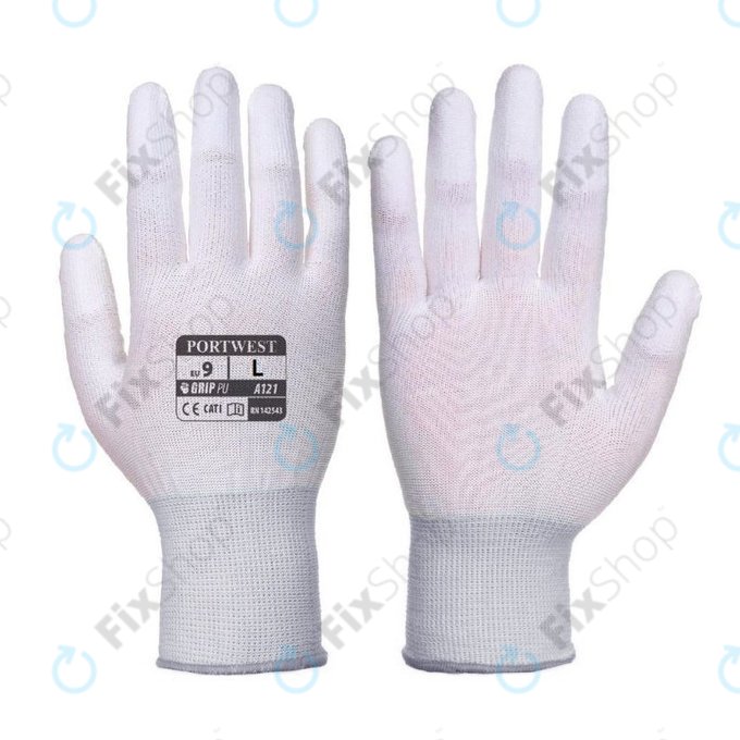 ESD Thin Rubber Gloves - Size L