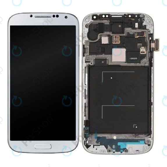 Samsung Galaxy S4 i9505 - LCD Display + Touch Screen + Frame (White Frost) OLED
