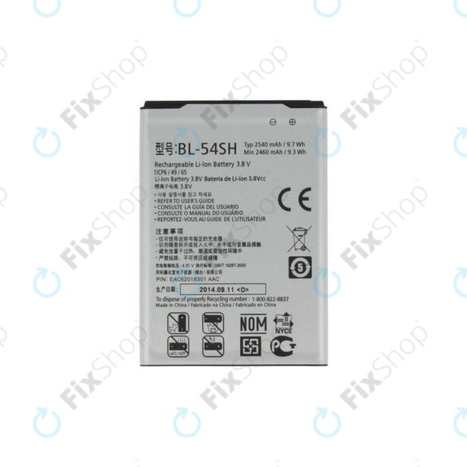 LG G3 S D722, L90 D405, Bello - Battery BL-54SH 2540mAh