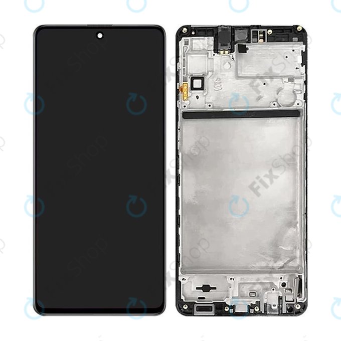 Samsung Galaxy M51 M515F - LCD Display + Touch Screen + Frame (Celestial Black) OLED