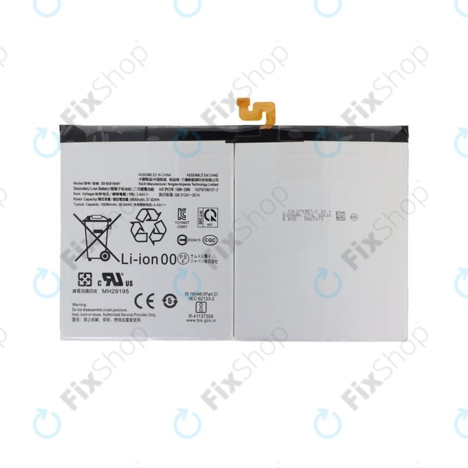 Samsung Galaxy Tab S9 FE+ X610, X616B, S9+ X810, X816B - Battery EB-BX818ABY 10090mAh