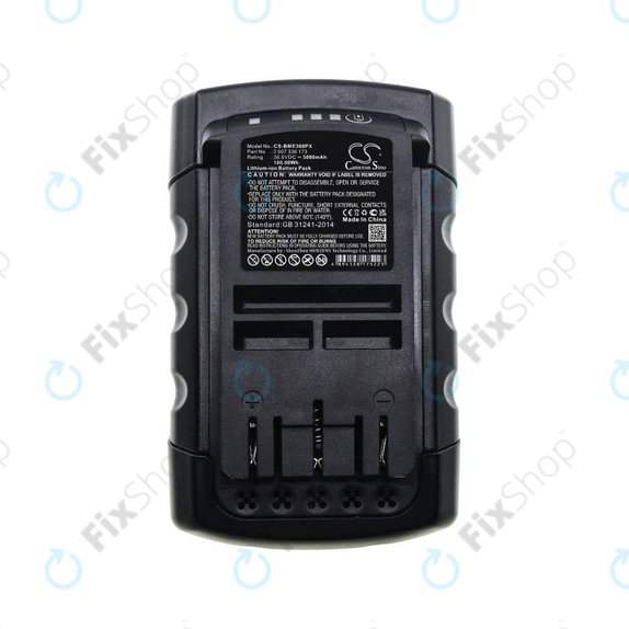 Battery for Bosch Rotak 32li, 37li, 43li, Easyrotak 36-550, 5000mAh, Li-Ion, 36V, 2 607 336 173, HQ