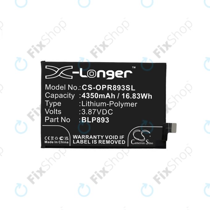Realme GT 2 Pro 5G, GT Neo 2 5G - Battery BLP887 2150mAh HQ
