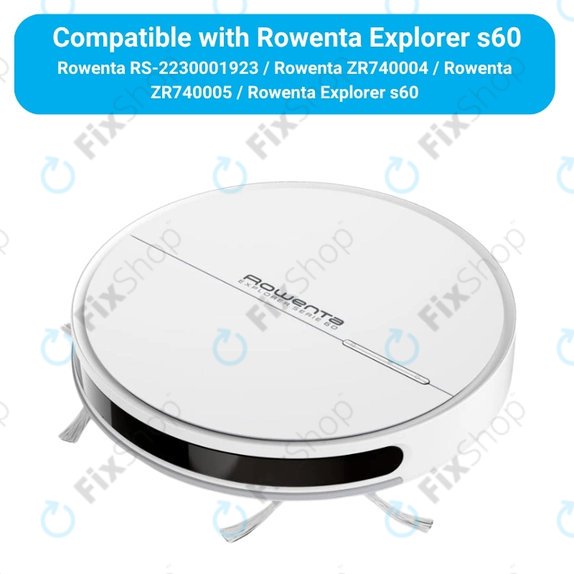 Replacement set for Rowenta Explorer s60 (2x Main brush, 4x Filter, 8x Side brush, 4x Mop cloth)