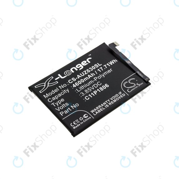 Battery for Asus Zenfone 6 2019, 4600mAh, Li-Pol, 3.85V, C11P1806, HQ
