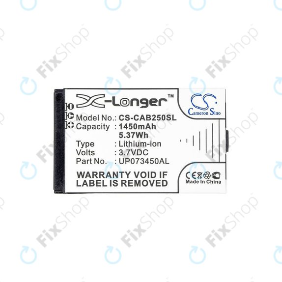 Caterpillar CAT B25 - Battery UP073450AL 1450mAh HQ