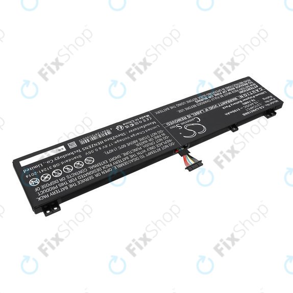 Battery for Lenovo Legion 5 15ARH7H, 82RD0002SB, 5100mAh, Li-Pol, 15.44V, L21C4PC1, HQ
