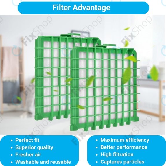 HEPA Filter, 2pcs for Rowenta Silence Force, X-Trem