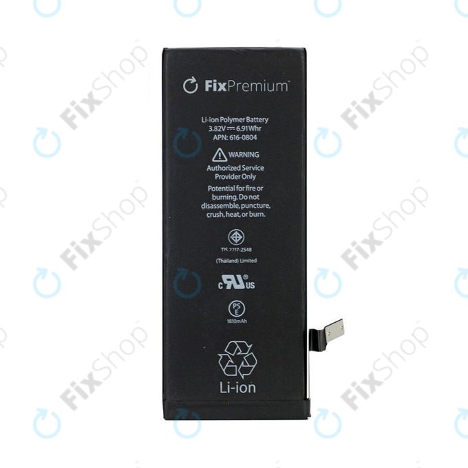 Battery for iPhone 6, 1810mAh, FixPremium