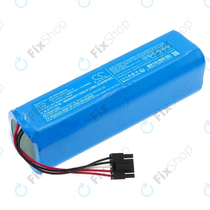 Xiaomi Dreame Bot X30 Ultra, X40 Ultra, X40 Pro Ultra, L30 Ultra, D10s Plus - Battery R2416-4S2P-HPLS 14.4V Li-Ion 5200mAh HQ
