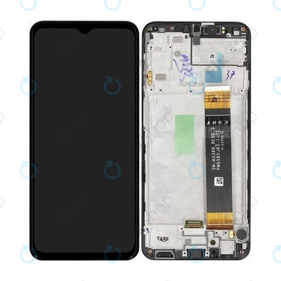 Samsung Galaxy A23 4G A235F - LCD Display + Touch Screen + Frame (Black) - GH82-28563A, GH82-28657A Genuine Service Pack