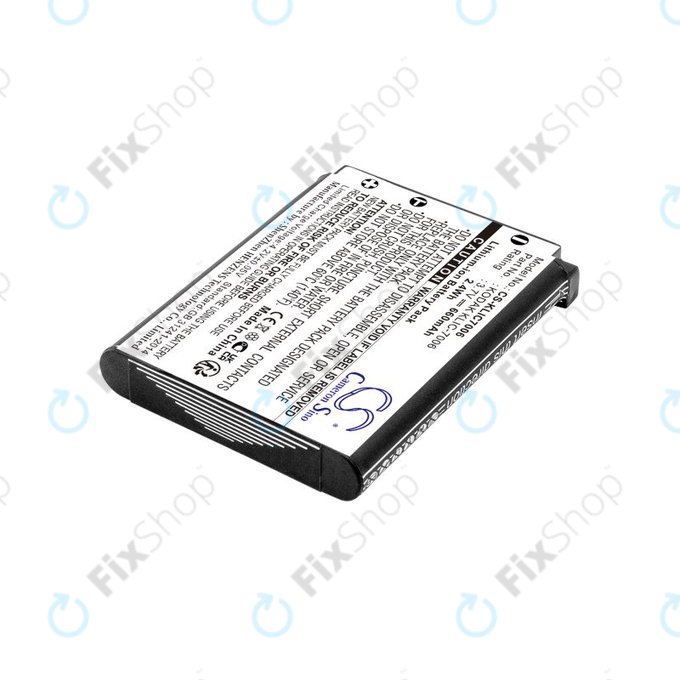 Battery for Kodak EasyShare, 660mAh, Li-Ion, 3.7V, LB-012, KLIC-7006, HQ