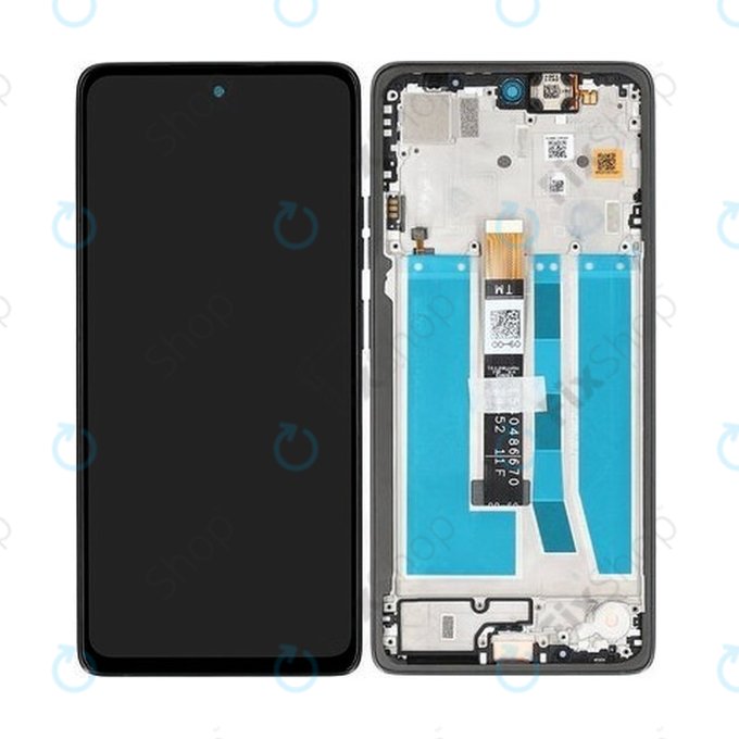 Motorola Moto G75 5G XT2437-2 - LCD Display + Touch Screen + Frame (Black) TFT
