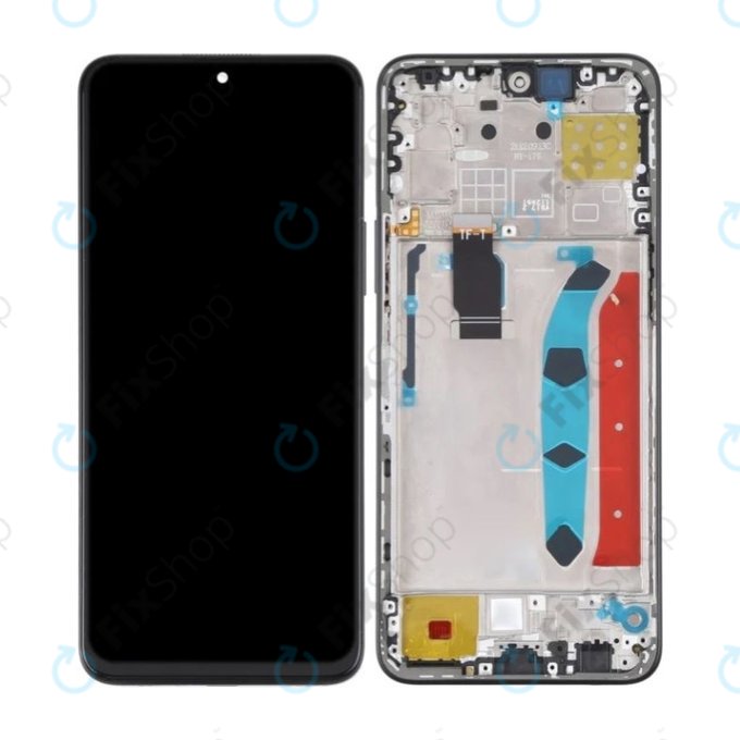 Honor X8 - LCD Display + Touch Screen + Frame (Midnight Black) TFT