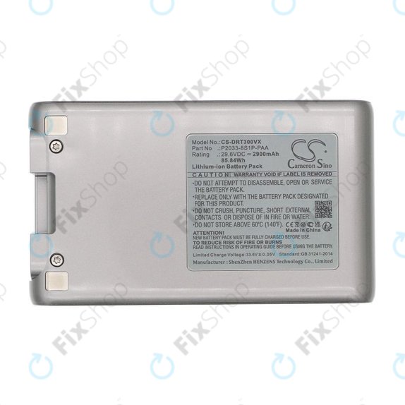 Battery for Dreame T30, 2900mAh, Li-Ion, 29.6V, P2033-8S1P-PAA, HQ