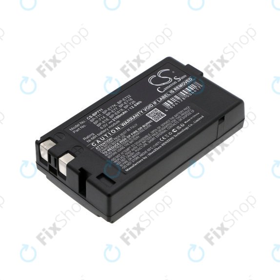 Battery for Canon E06, Canon E07, 2100mAh, Ni-MH, 6V, BP-711, HQ