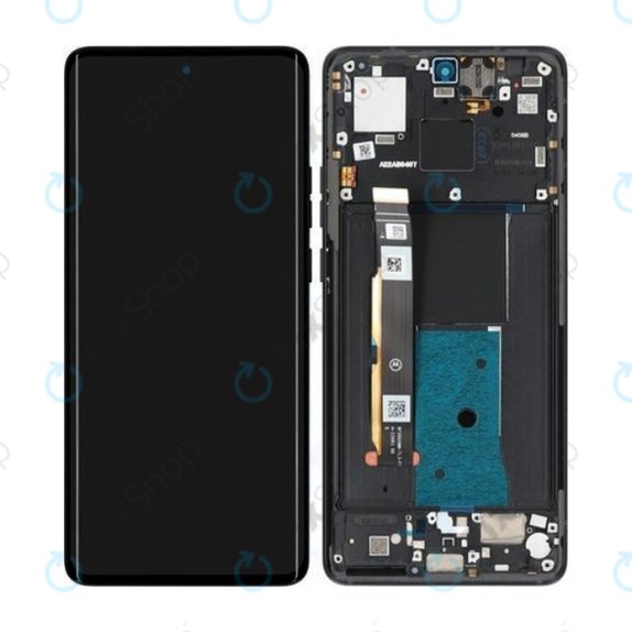 Motorola Edge 40 - LCD Display + Touch Screen + Frame (Eclipse Black) - 5D68C22670 Genuine Service Pack