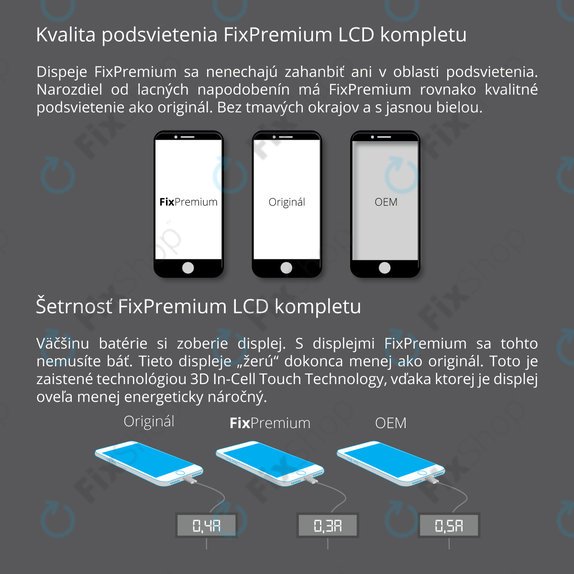 Apple iPhone 8 - LCD Display + Touch Screen + Frame (White) - Genuine Service Pack 661-08934, 661-09081