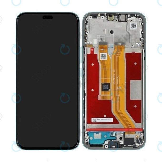 Honor 400 Lite - LCD Display + Touch Screen + Frame (Marrs Green) - 0235ANTH Genuine Service Pack