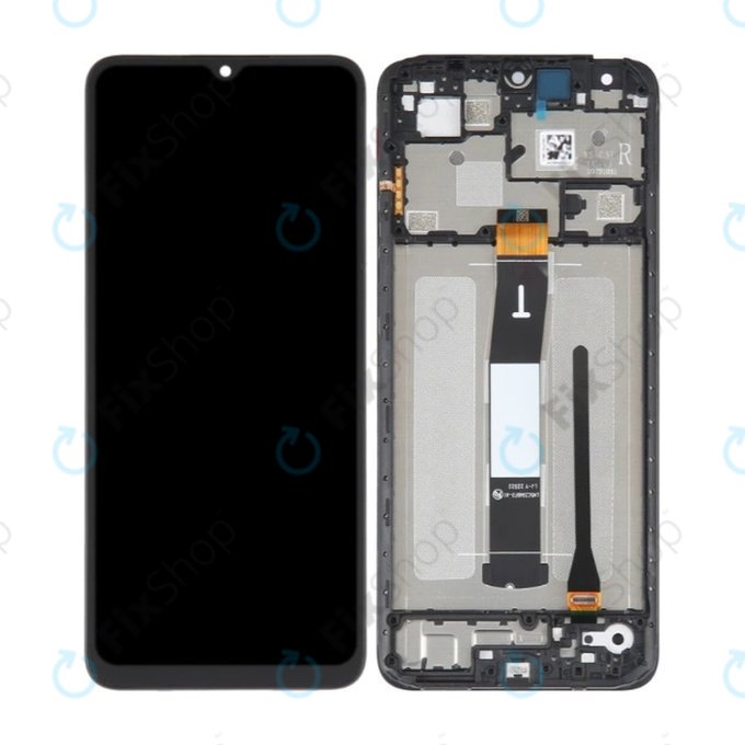 Xiaomi Redmi 12C 22120RN86G 22126RN91Y - LCD Display + Touch Screen + Frame (Black) TFT