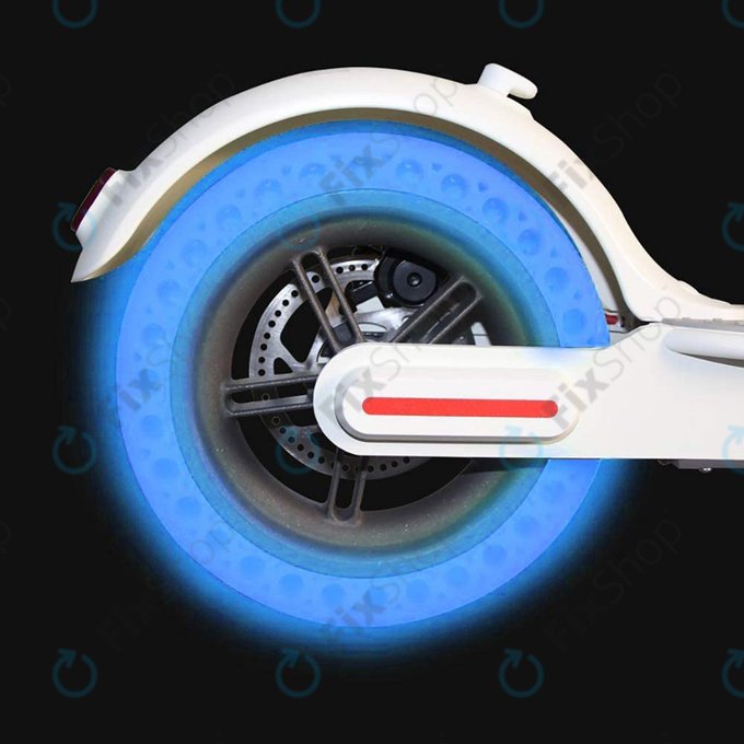 Xiaomi Mi Electric Scooter 1S, 2 M365, Essential, Pro, Pro 2 - Durable Full Tubeless Tire (Blue Fluorescent)